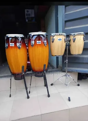 Photo - Big Conga Drum the Yellow One Is Medium Conga Drum