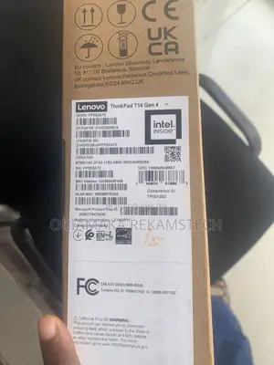 New Laptop Lenovo ThinkPad T14 G4 16GB Intel Core I7 SSD 512GB
