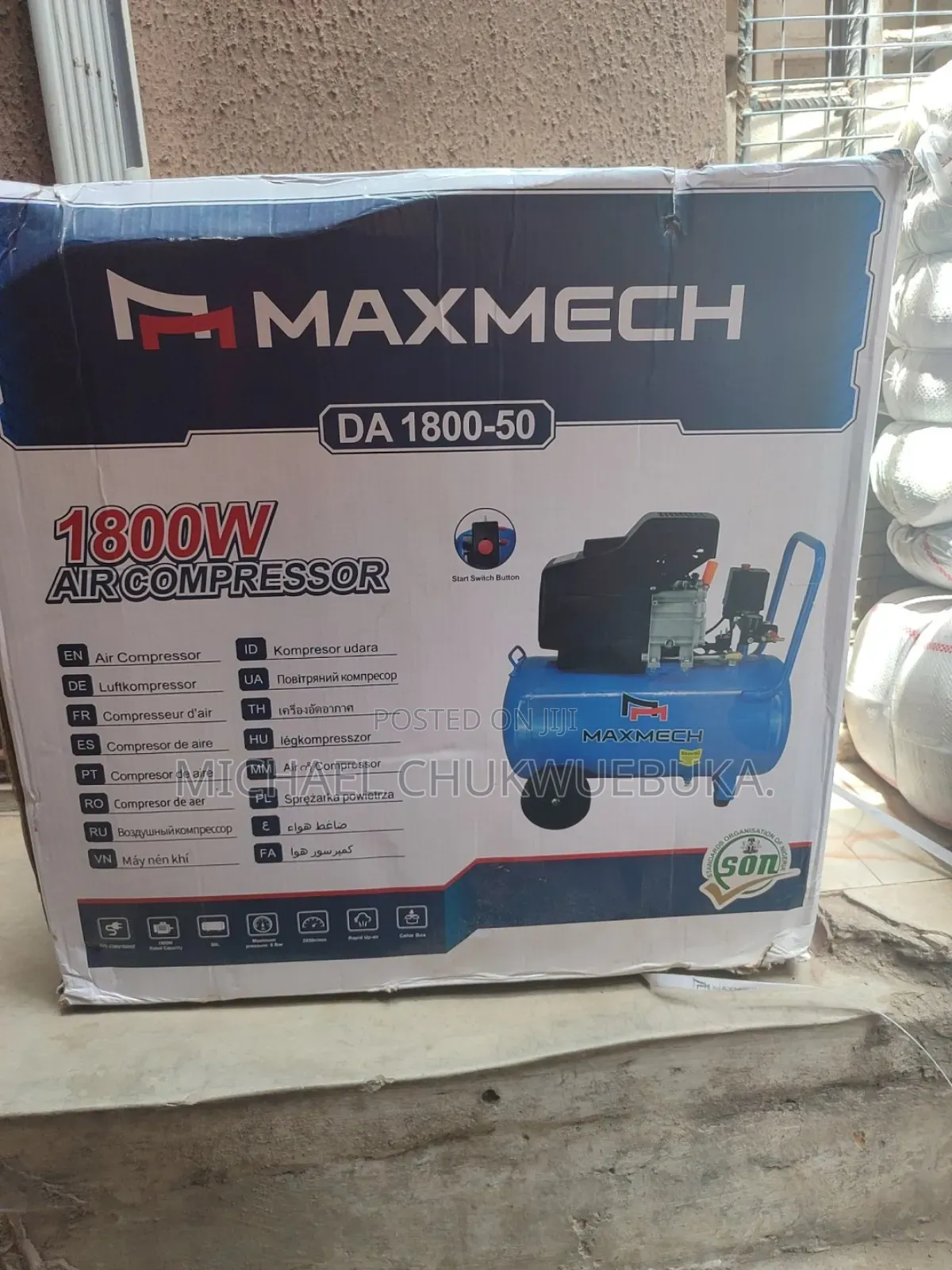 Maxmech 50l Air Compressor