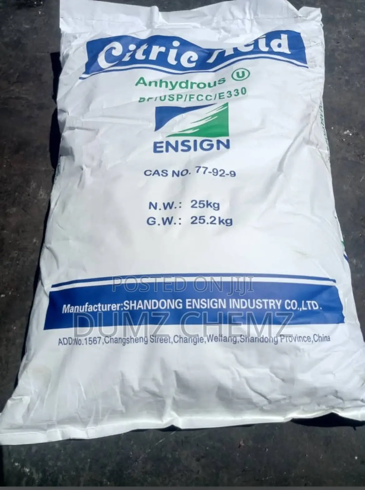 Citric Acid Anhydrous