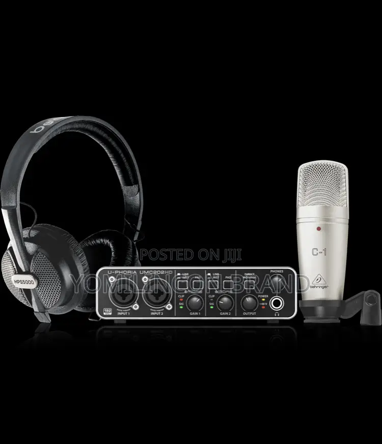 Behringer U-Phoria Studio Pro Complete Recording Bundle