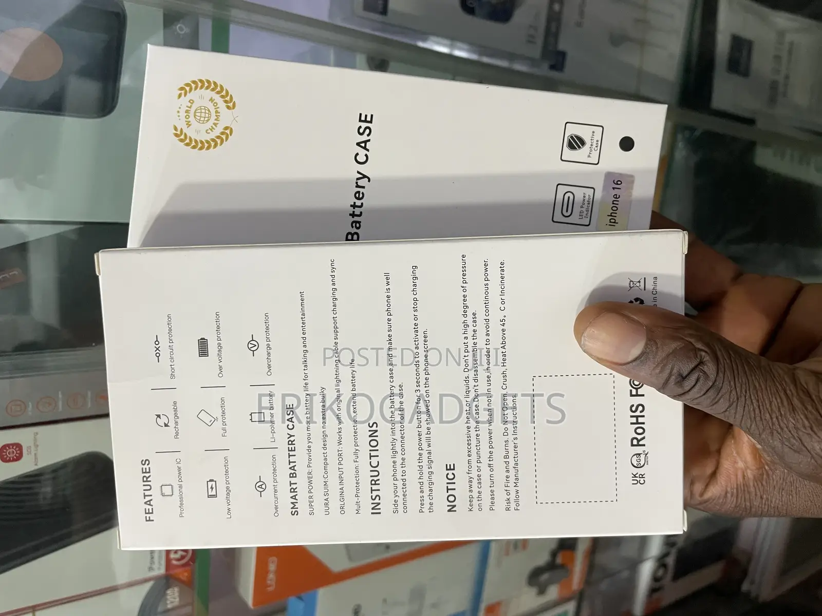 iPhone 16 Pro Max Battery Case 7000mah