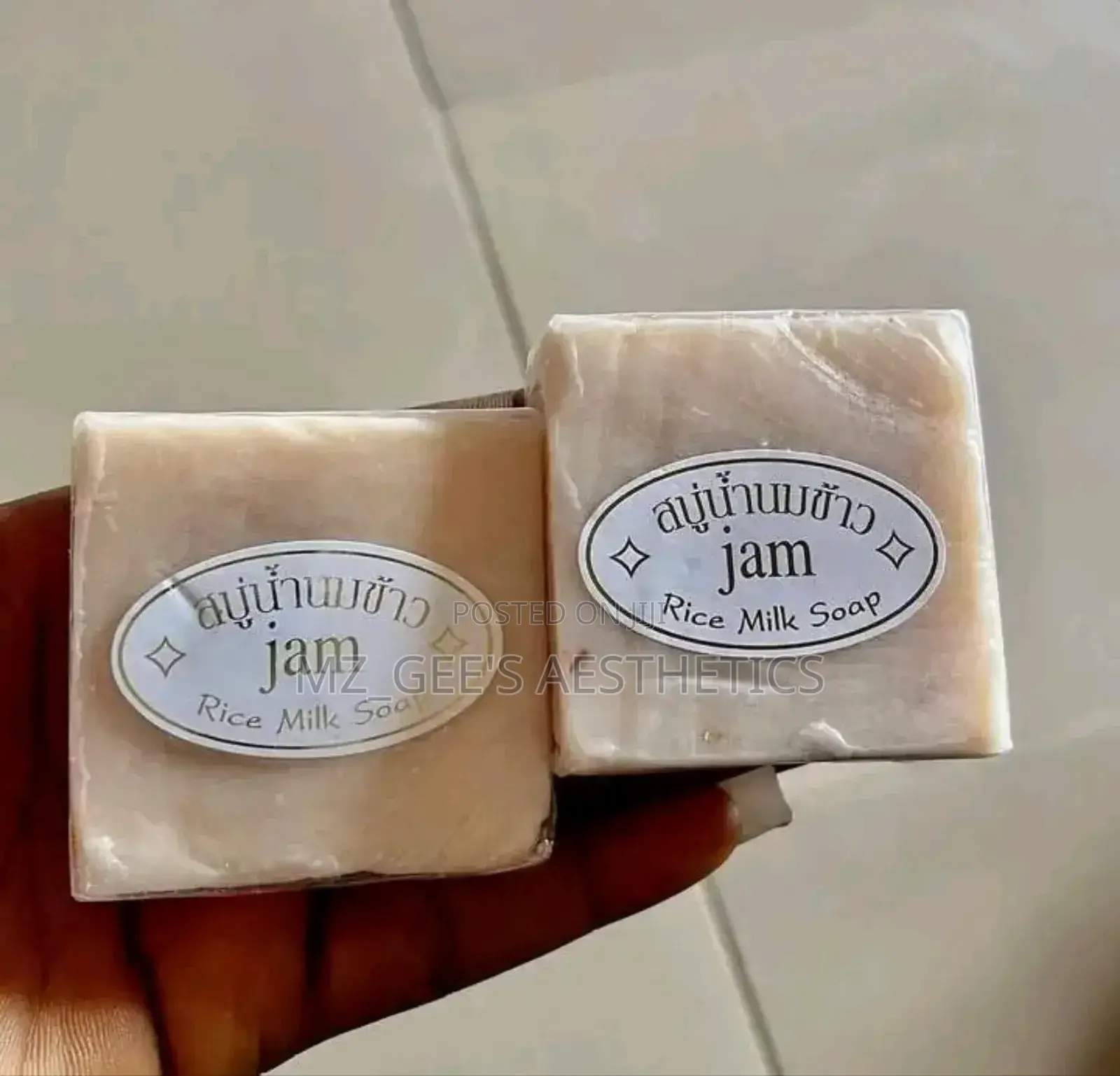 Jam Rice Milk Soap
