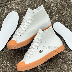 Original Lacoste L Gripshot White / Brown Sneakers