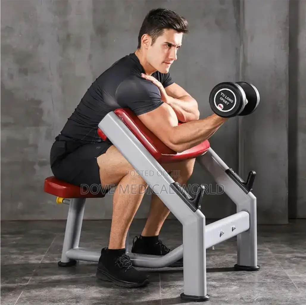 Commercial Preacher Bicep Curl Bench