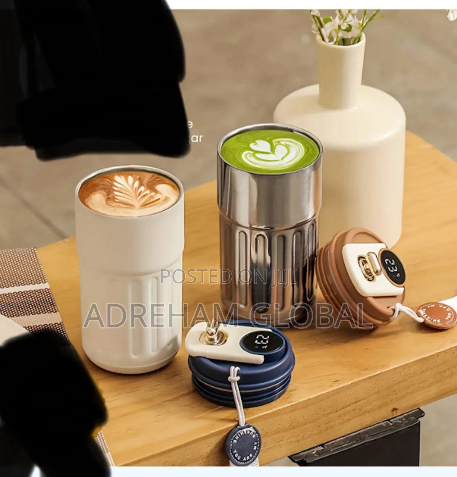 Led Temperature Display Stainless Double Vacuum Insulatedcup