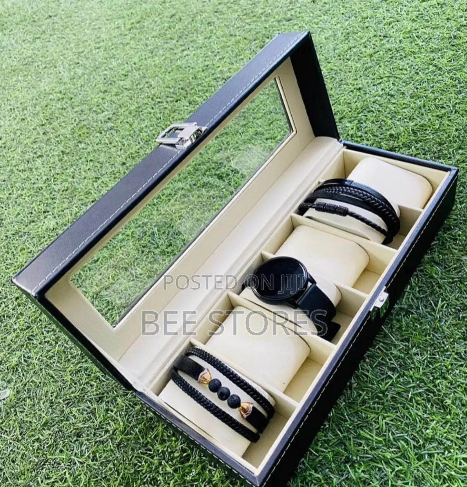 6 Slots Wristwatch Box Organiser
