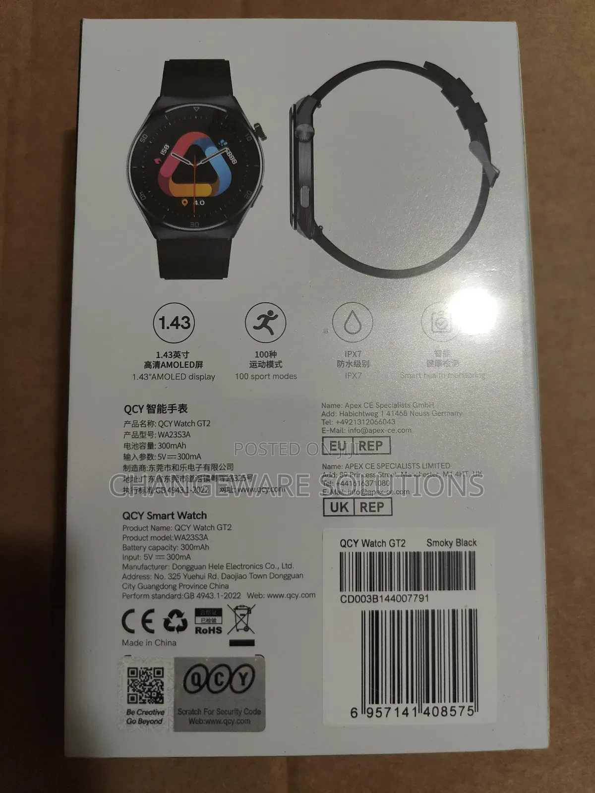 Qcy Watch Gt2 Smartwatch