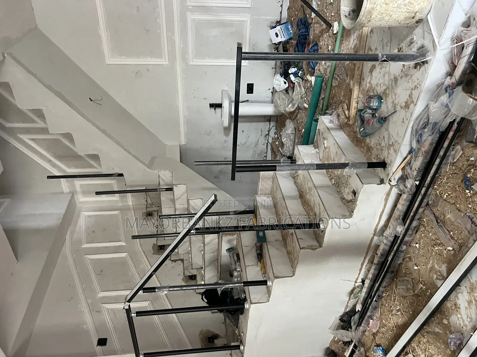 Black Color Aluminium Railings