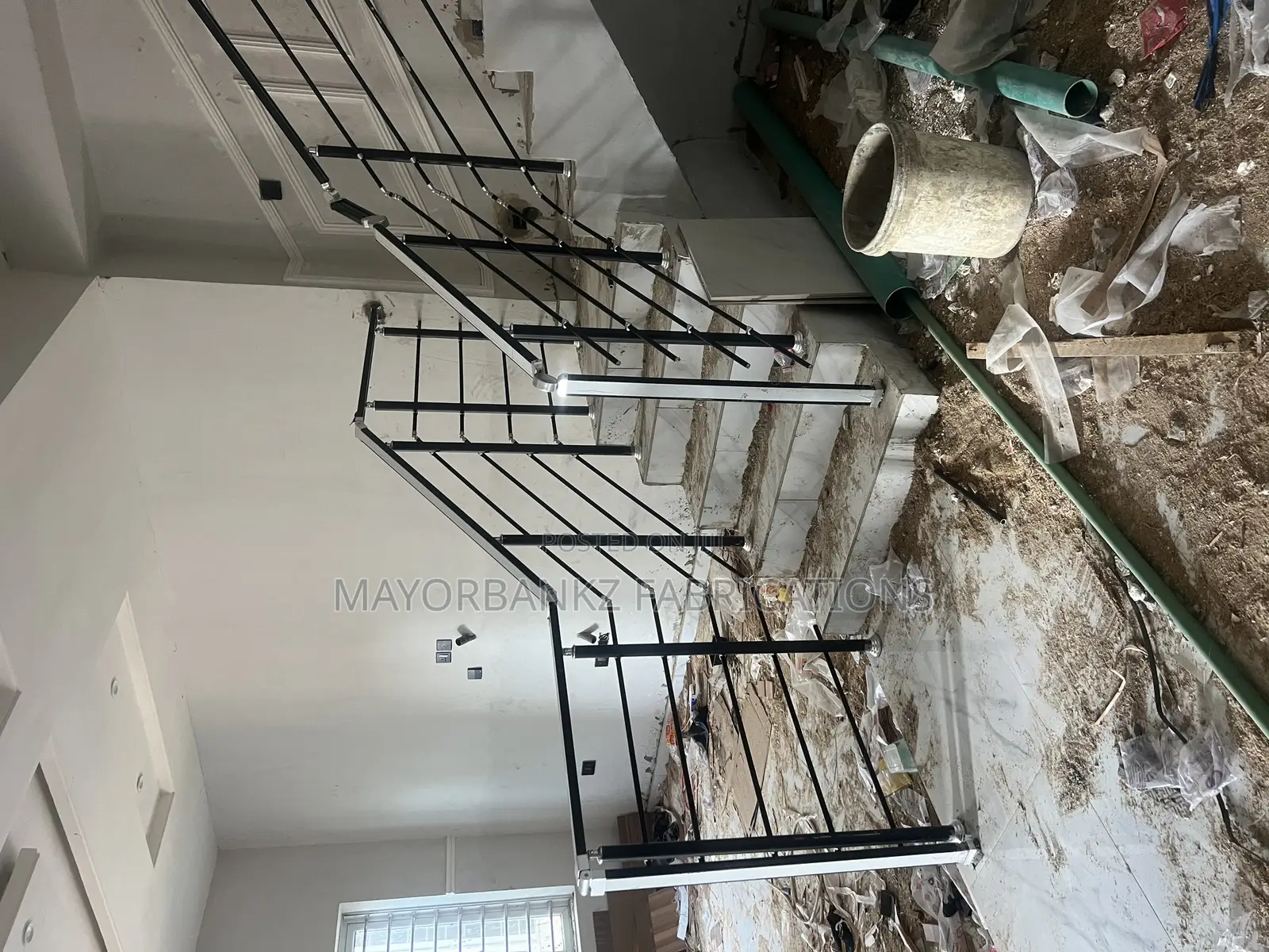 Black Color Aluminium Railings