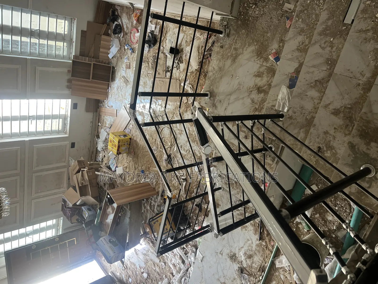 Black Color Aluminium Railings