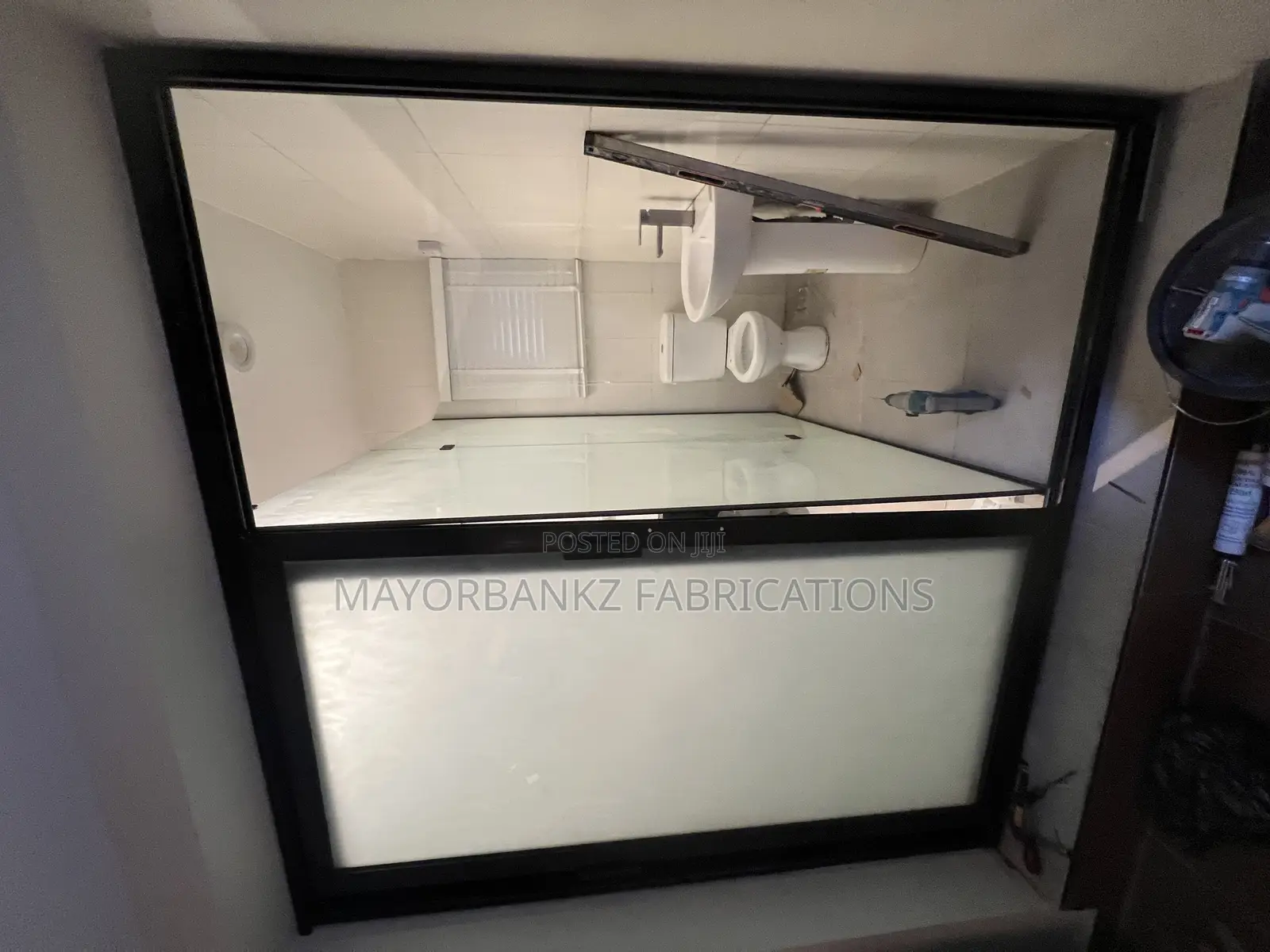 Ebm Sliding Door With Frosted Effect