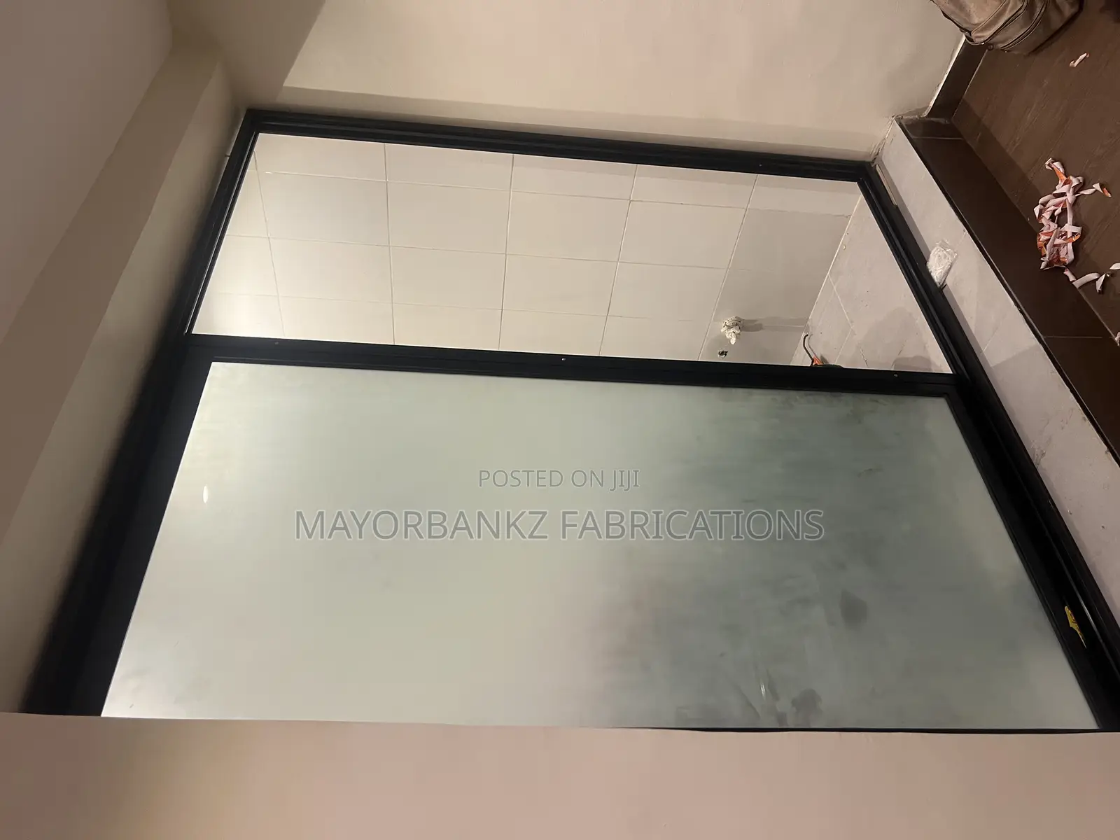 Ebm Sliding Door With Frosted Effect