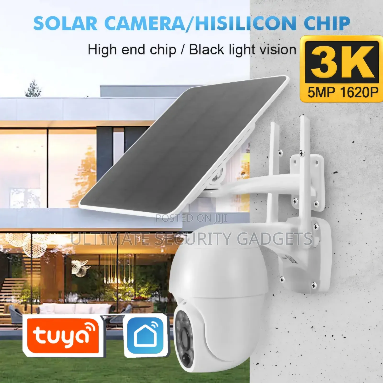 4g Sim Solar Powered Tuya Smart PTZ Camera