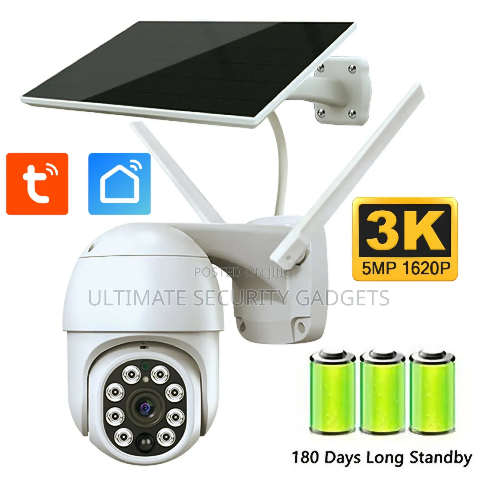 4g Sim Solar Powered Tuya Smart PTZ Camera