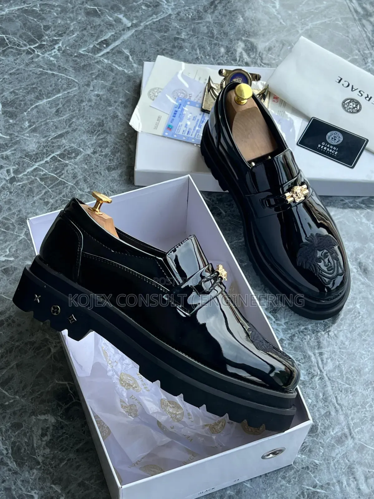Versace Laced Designers Shoe