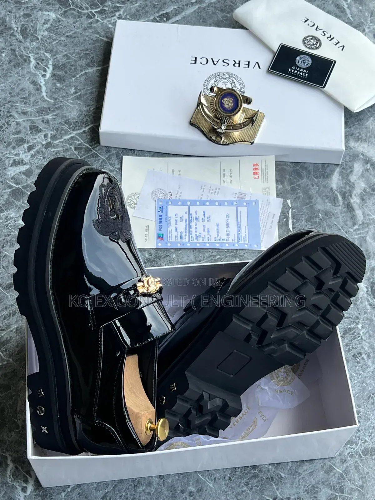 Versace Laced Designers Shoe