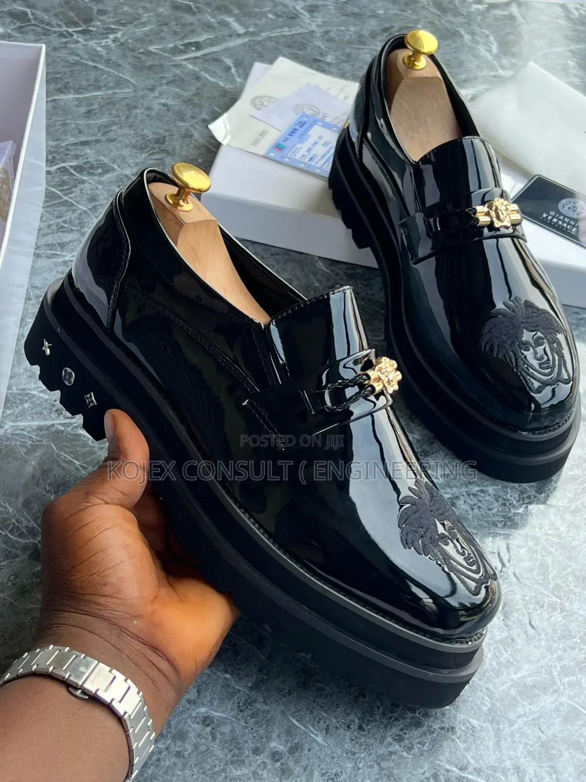 Versace Laced Designers Shoe