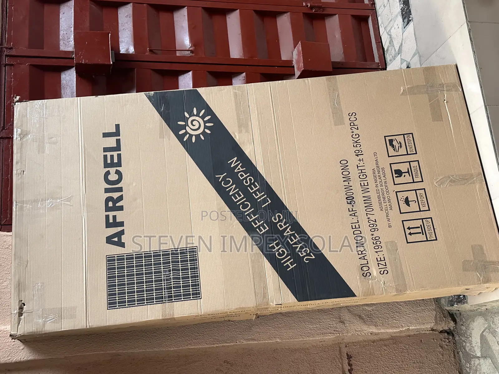 Africell Solar Panel Mono 500w 72cells