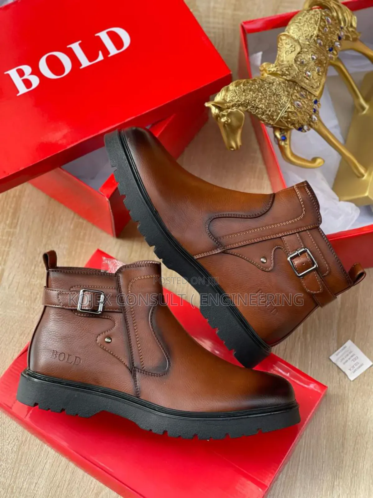 Bold Ankle Men Luxury Designers Shoe