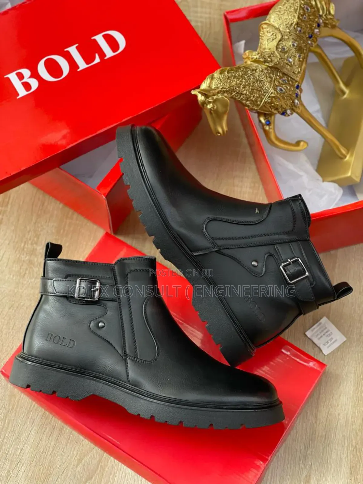 Bold Ankle Men Luxury Designers Shoe
