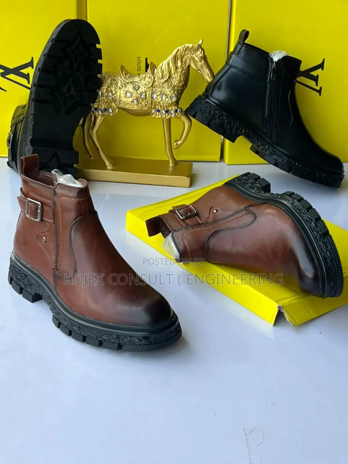 Bold Ankle Men Luxury Designers Shoe