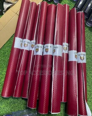 Wine Carbon Fiber Vinyl Car Wraps