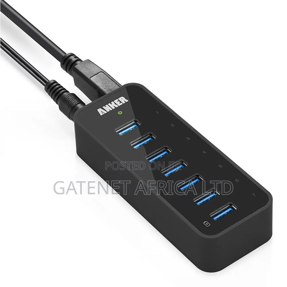 Anker Powered Usb 3.0 Hub for Laptop Pc,Mac, Tabs, Phones