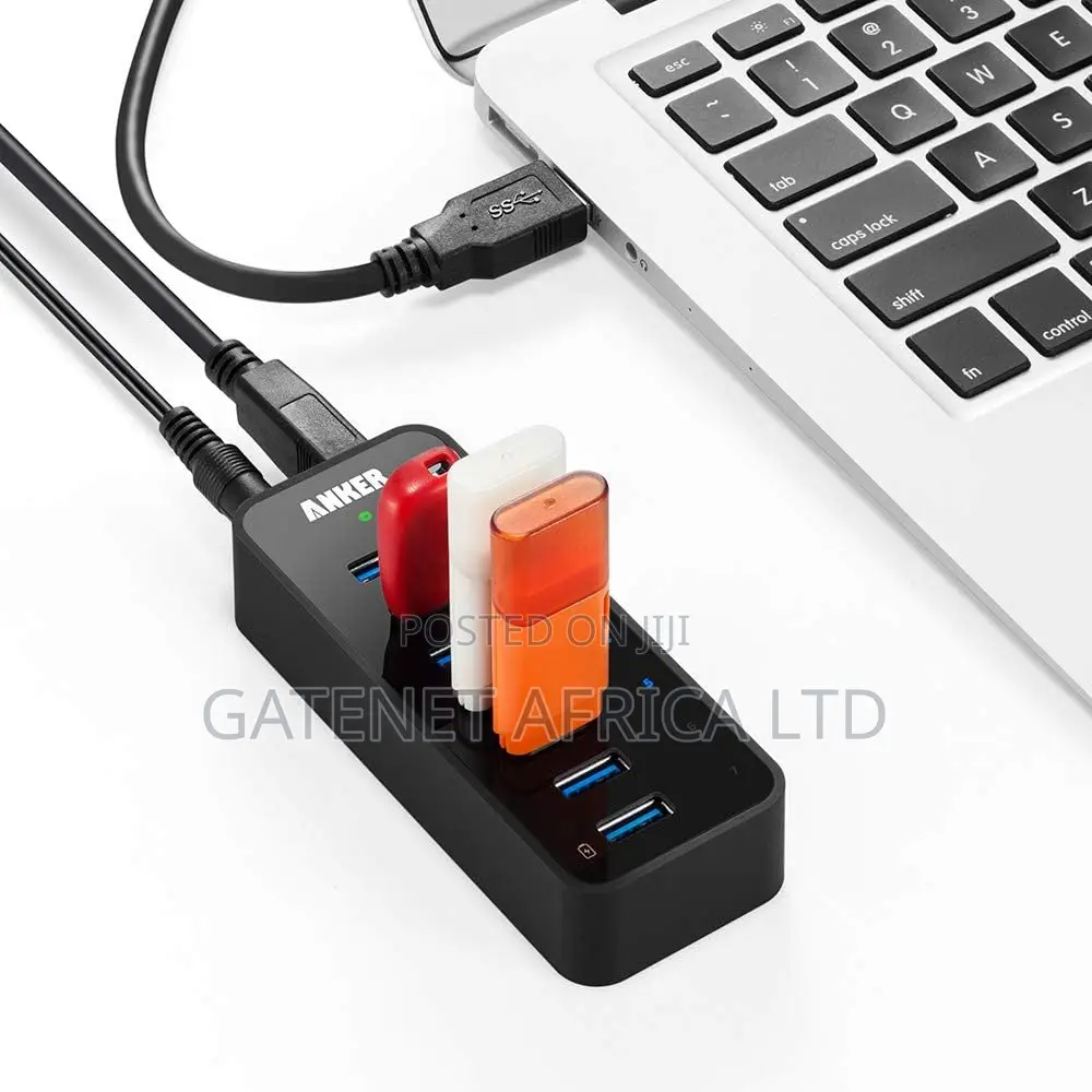 Anker Powered Usb 3.0 Hub for Laptop Pc,Mac, Tabs, Phones