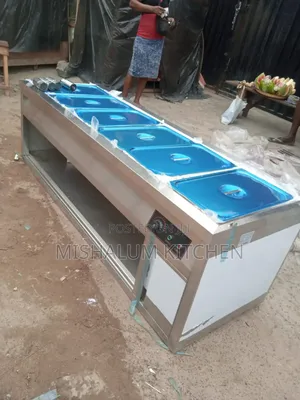 Bain-marie 6tray Stainless Steel Food Warming Device