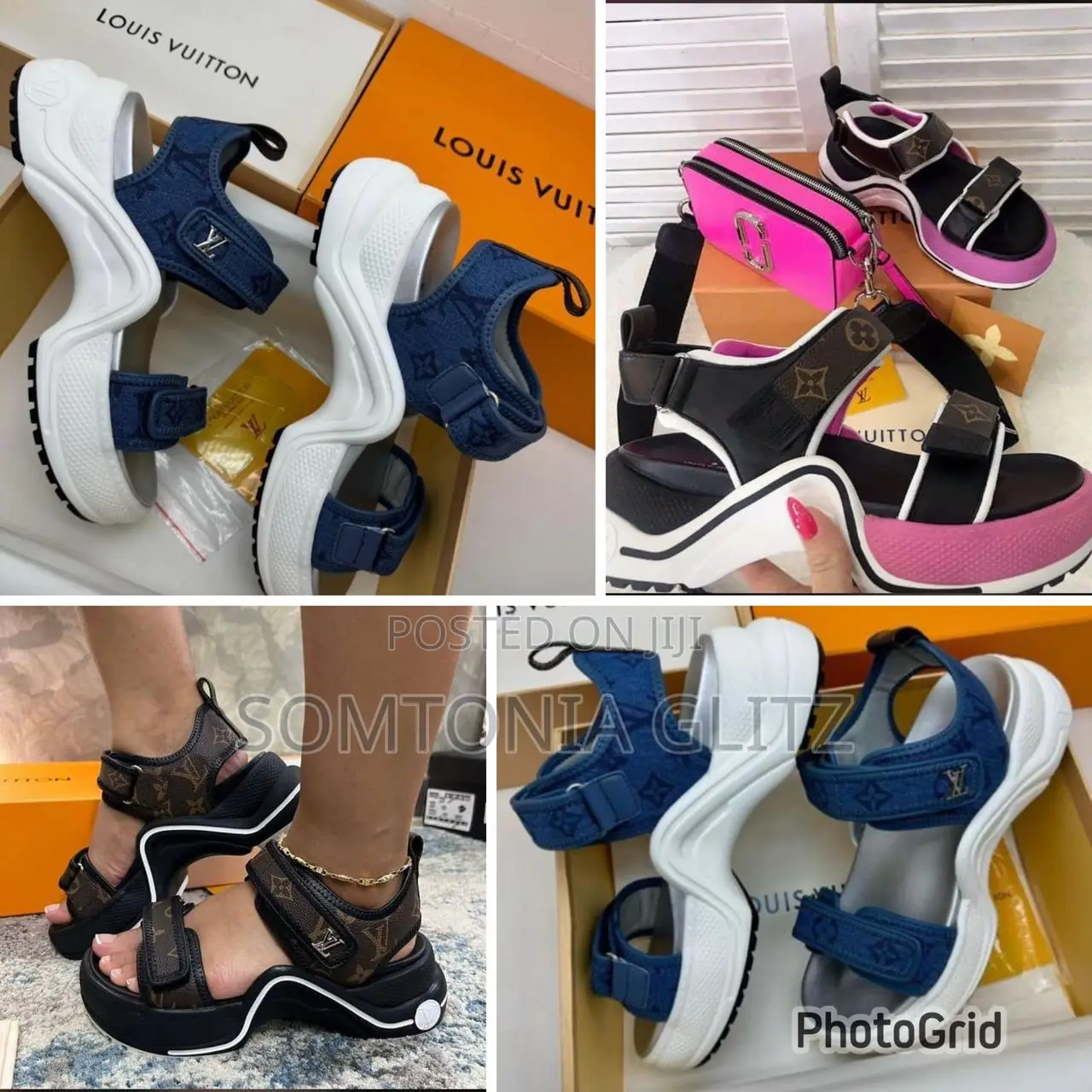 Louis Vitton Luxury Sandal Original Comes With Full Package