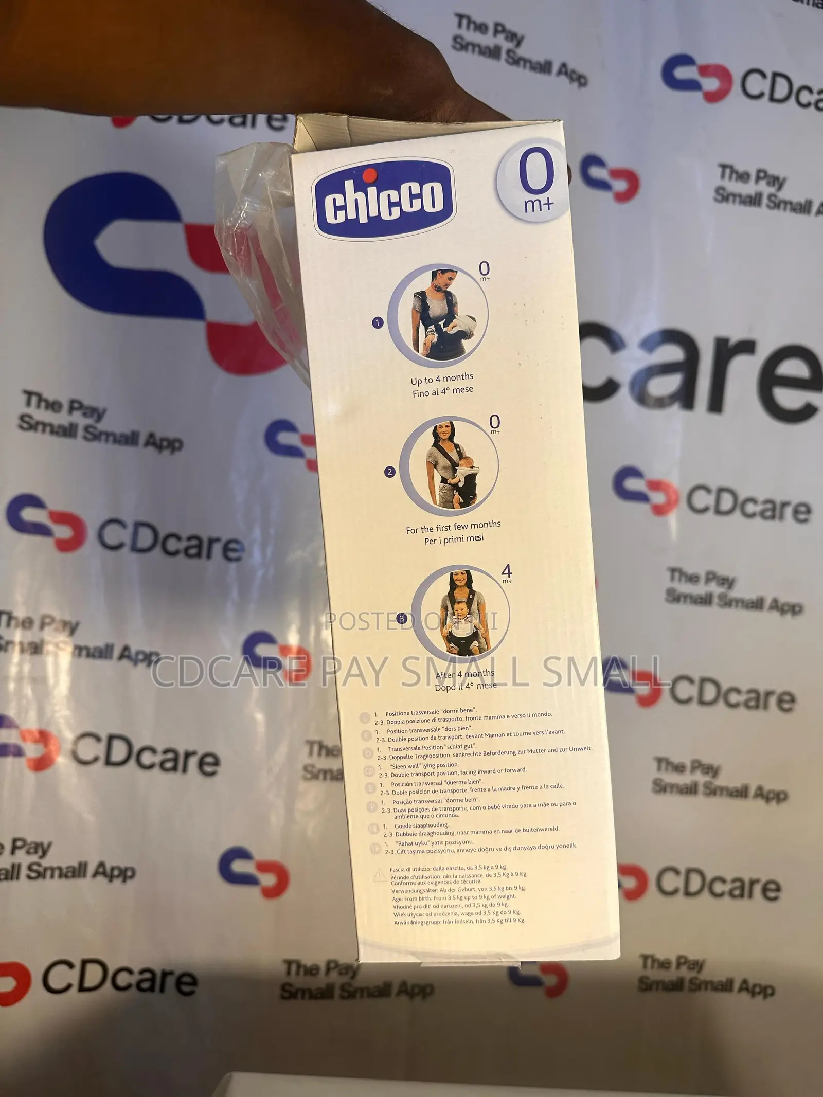 Pay Small Small Chicco Infant Carrier On Cdcare.App