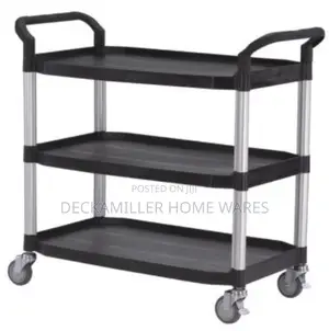 Quality Plastic 3layers Food Trolley