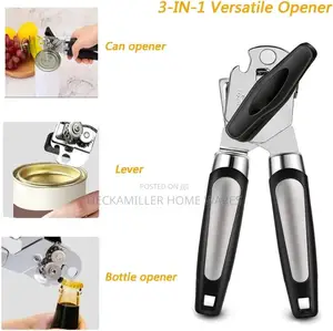 3in1 Stainless Steel Multifunctional Can Opener/Tin Cutter