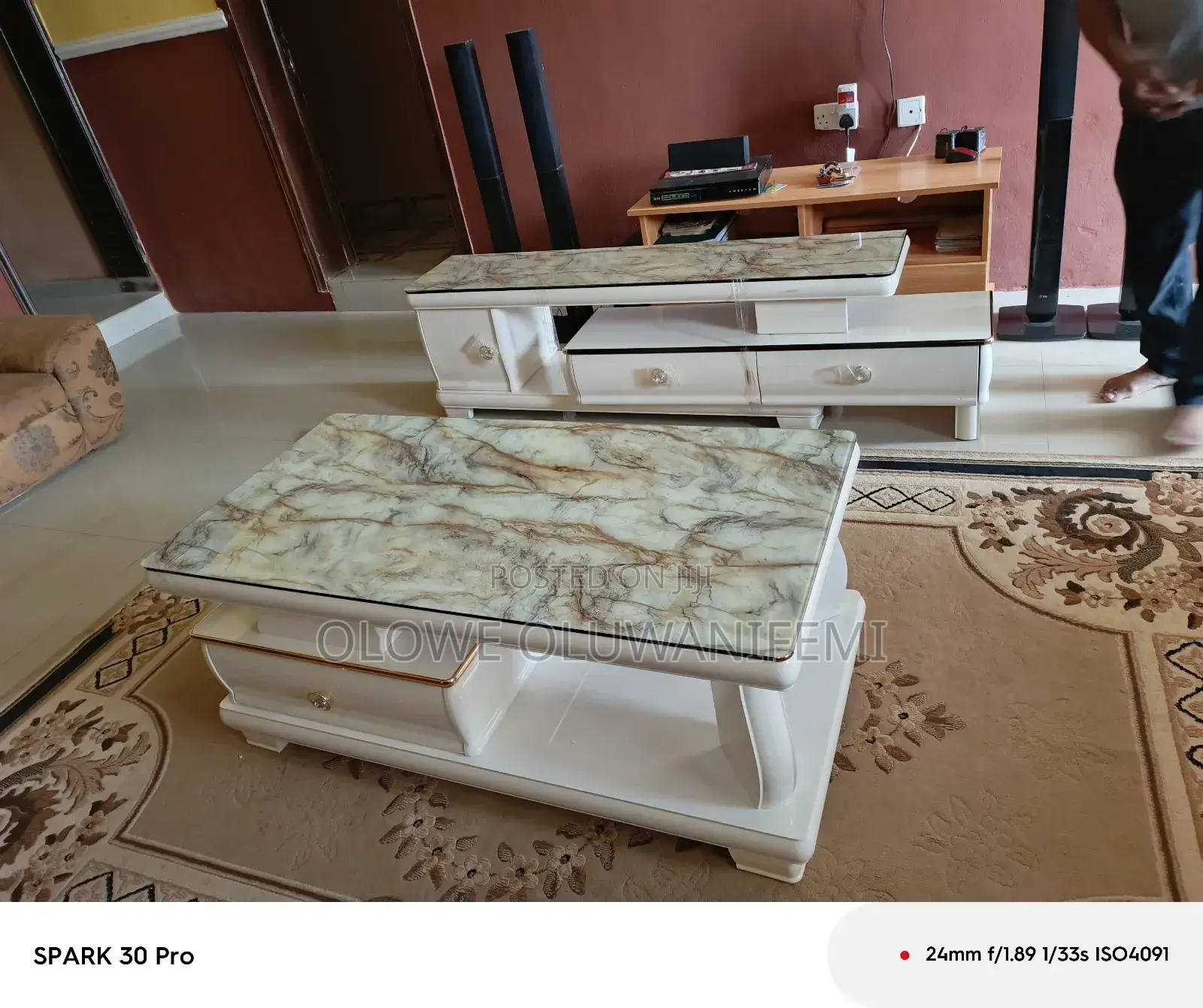 Imported Center Table and Tv Stand