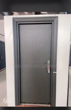 High Quality Black Steel Door