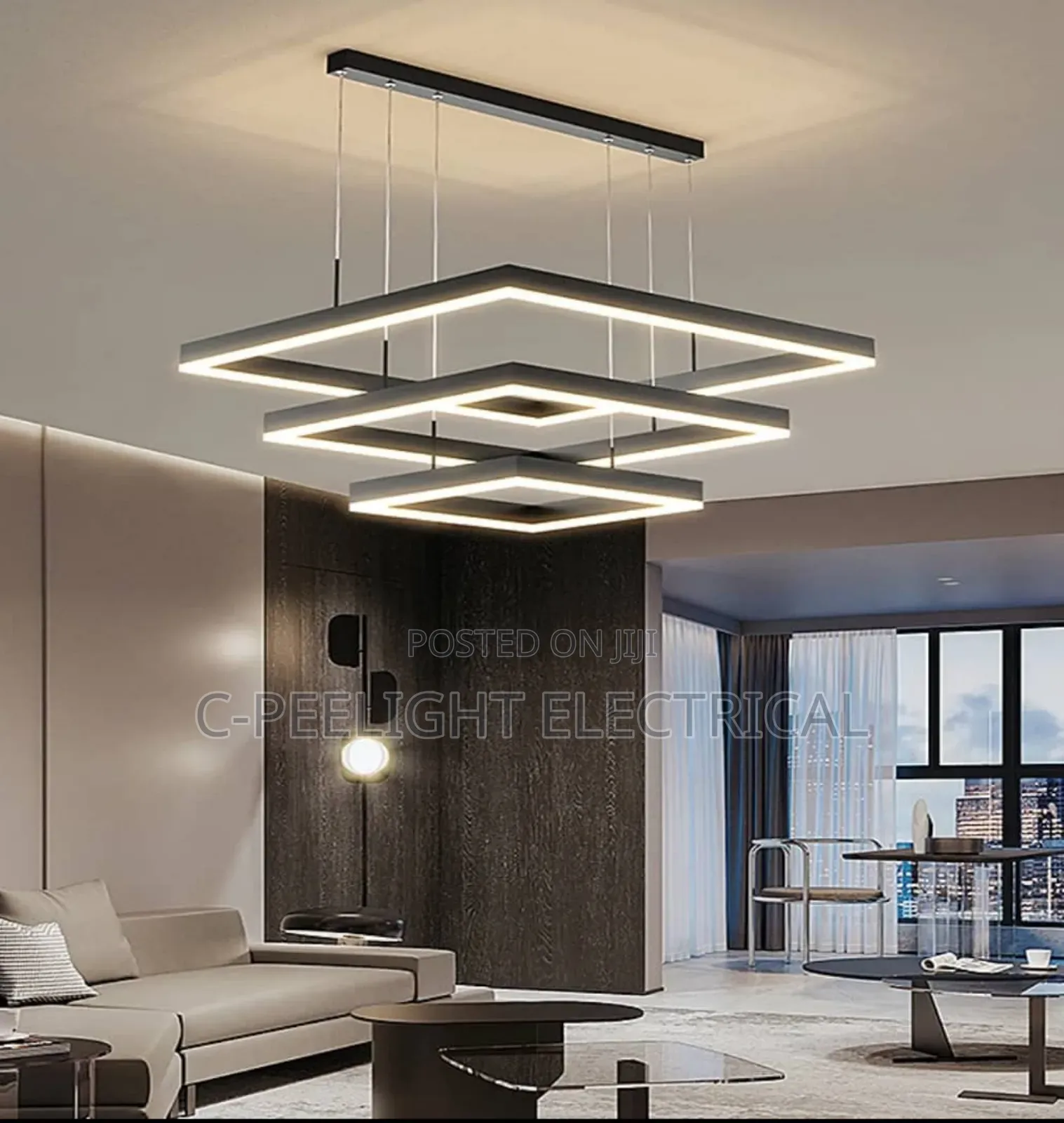 Square Chandelier Light