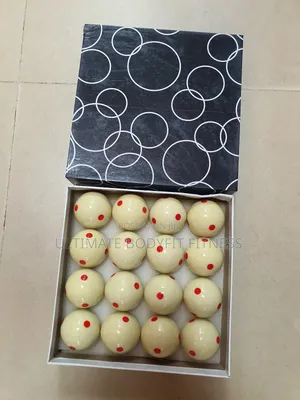 Brand New Pool Cue Ball Spotted White Pool Ball