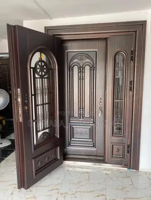 7ft By 4ft Zinc Copper Door In Door With Glass
