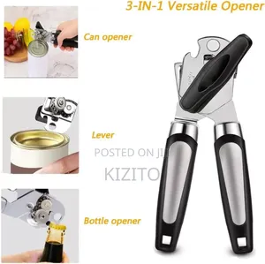 3in1 Stainless Steel Multifunctional Can Opener Tin Cutter
