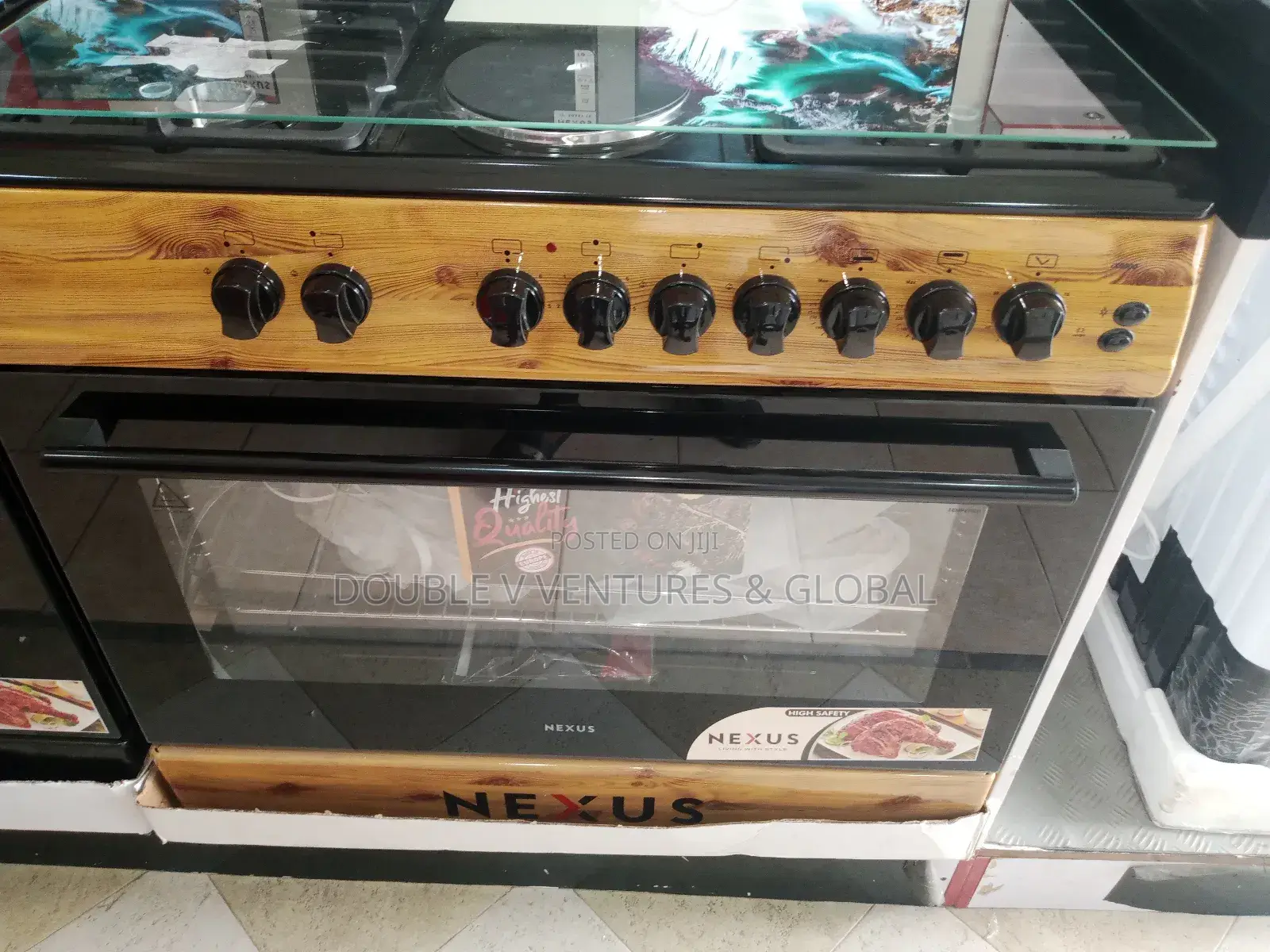 Nexus Gas Cooker Wood