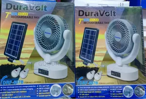 3 in 1 Solar Rechargeable Fan