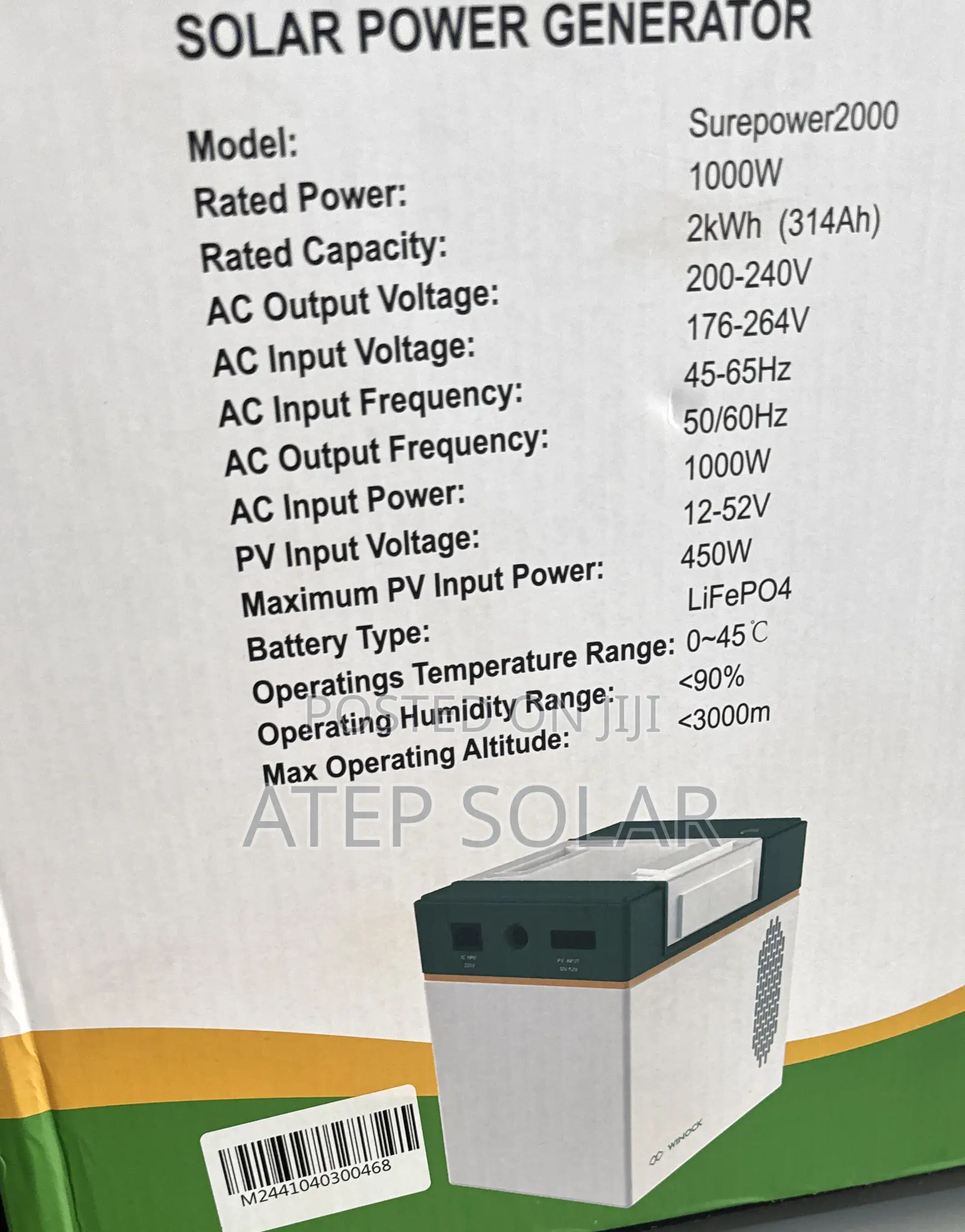 2kwh Solar Generator