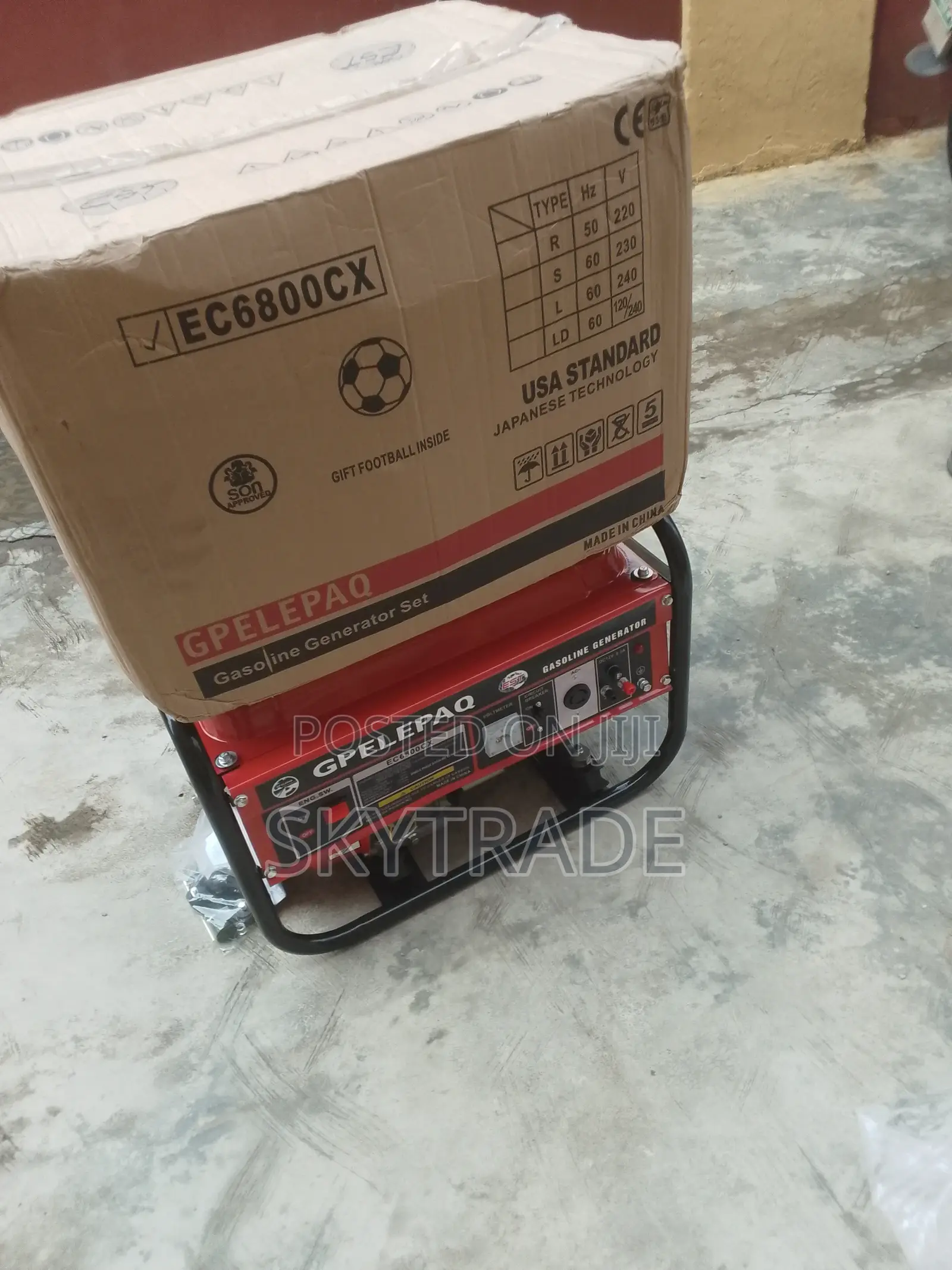 Ec6800cx Elepaq Gen 3.5kva - Reliable and Efficient