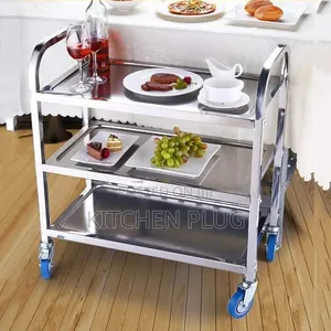 3-Tier Stainless Steel Utility Cart