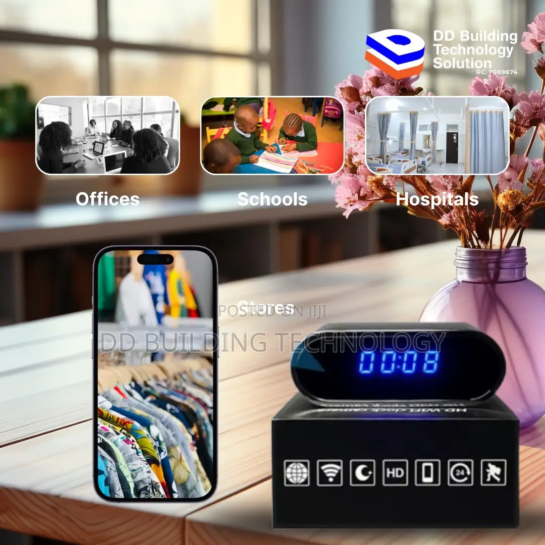Wifi Digital Table Clock and Camera