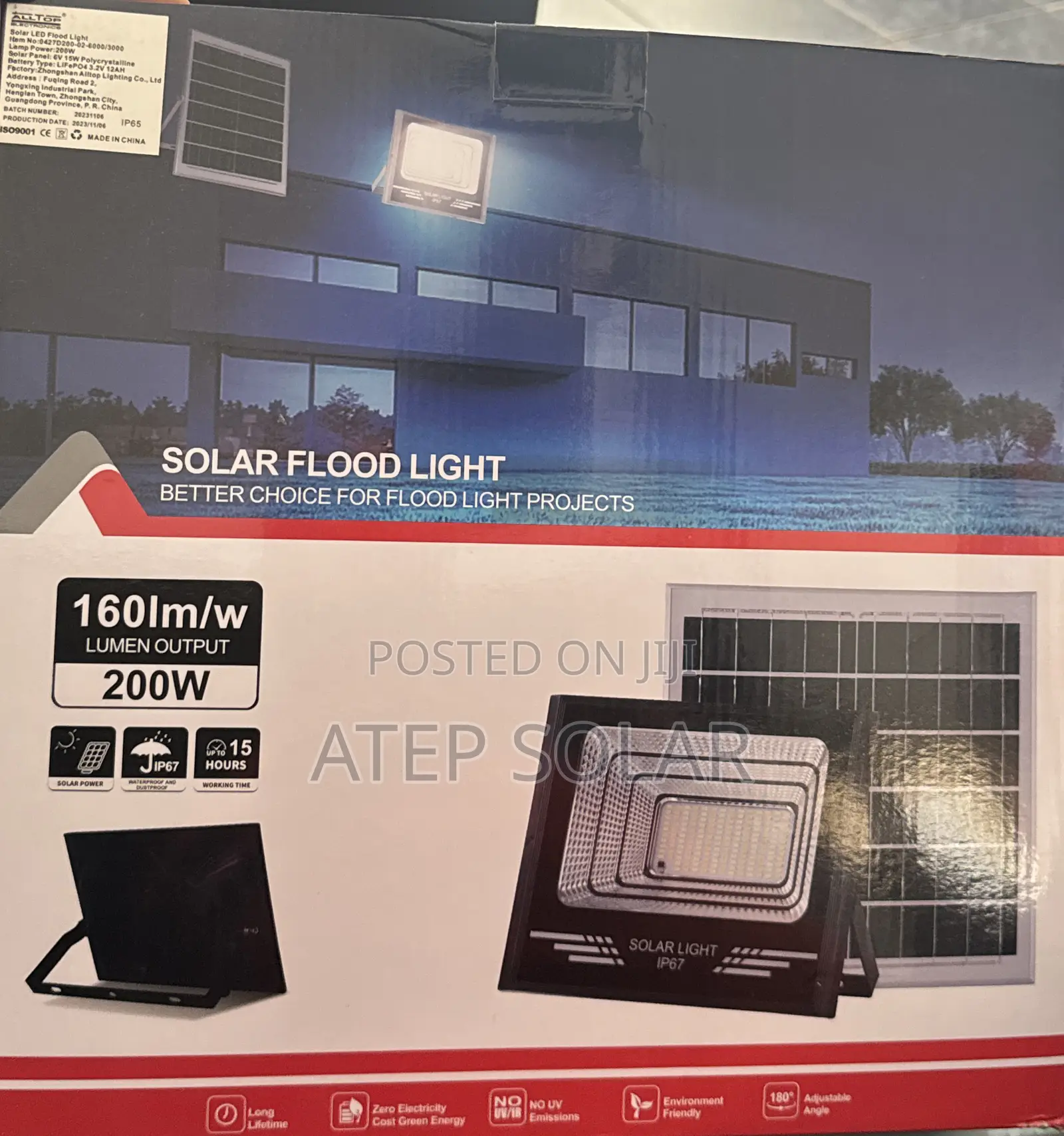 200w Solar Flood Light