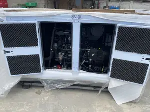 Heavy-duty England Perkins Soundproof Diesel Generator100kva