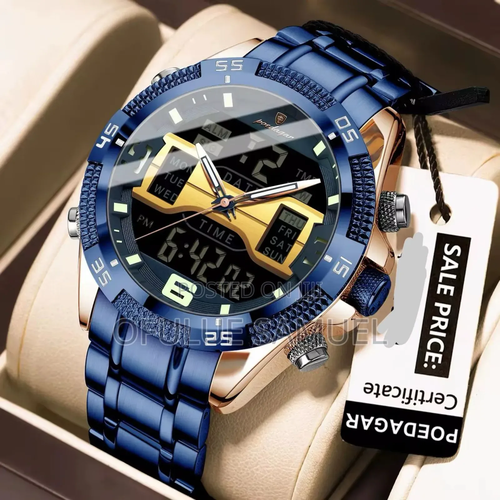 Dual Time Pd Wristwatch
