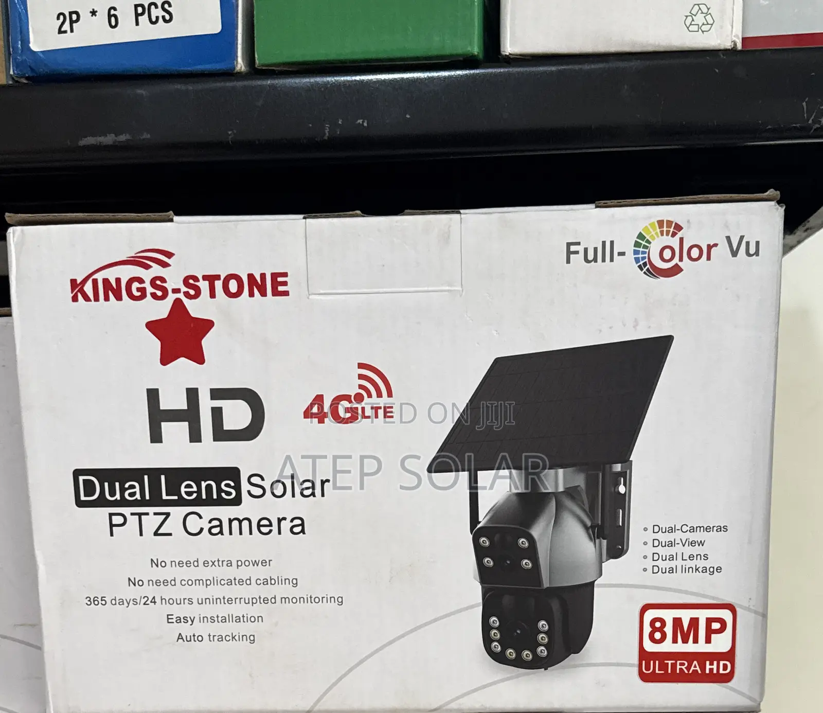 8mp Dual Lens Solar Camera
